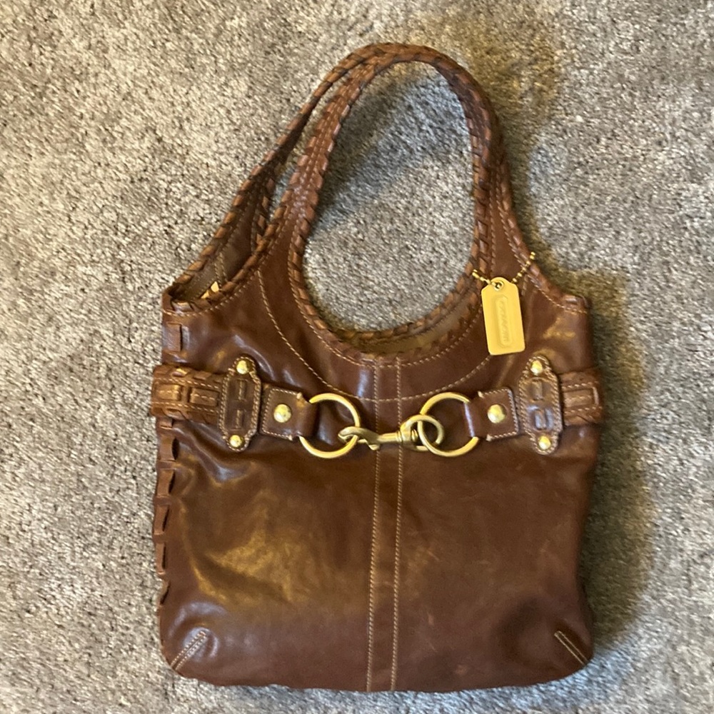 Coach vintage leather Ergo tote, 11225.